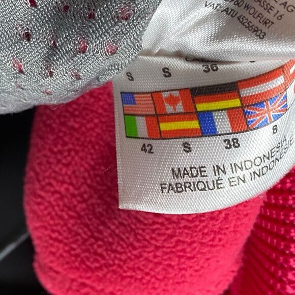 Spyder Endure Jacket Womens S Pink Full Zip Stretch Knit Pockets Fleece Lined - Picture 14 of 15